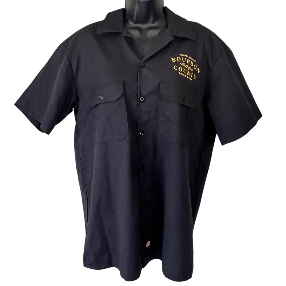 Goose island bourbon county stout dickies brand button down
